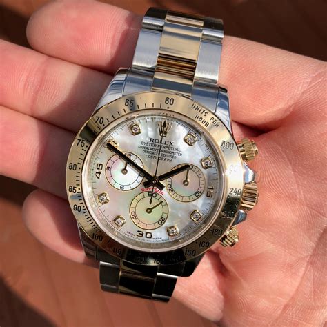 rolex daytona gold daimont usato